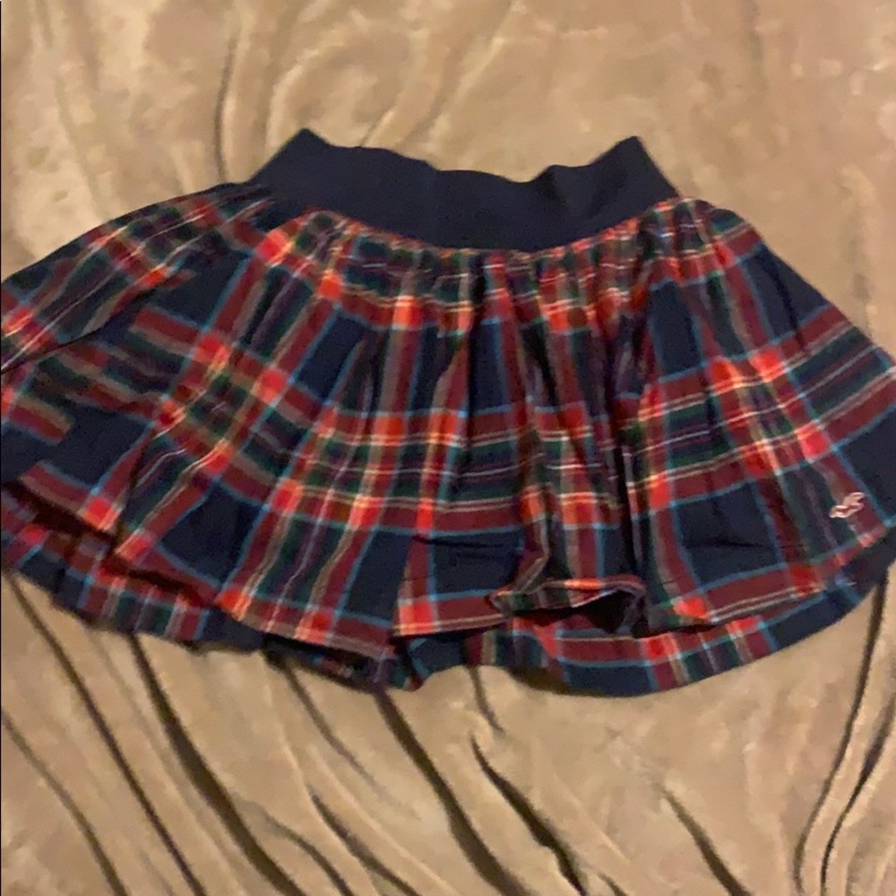 Hollister plaid skirt